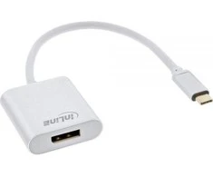 USB adapteris InLine USB-C – DisplayPort Baltas (64102S)