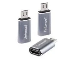 Adapteris USB Intenso C480M - USB-C do microUSB (komplektas 3 sztuki) (7600213)