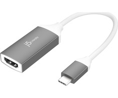 J5 Create USB adapteris j5create j5create JCA153G išorės grafikos kortelėb 3840 x 2160 px Pilkas, Baltas