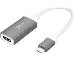 J5 Create USB adapteris j5create j5create JCA153G išorės grafikos kortelėb 3840 x 2160 px Pilkas, Baltas