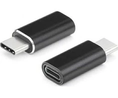Oem Adapteris Lightning (female) to Type C (male) juodas