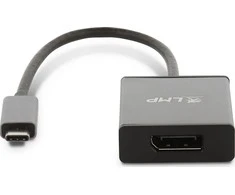 Adapteris USB LMP USB-C – DisplayPort Pilka (LMP-USBC-MDP-SG)
