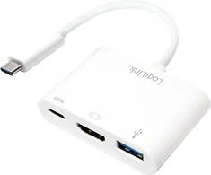 LOGILINK UA0258 LOGILINK – USB-C 3.1 į HDMI kelių prievadų adapteris su PD
