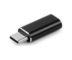 MicroConnect Lightning-USB-C Adapteris, Juodas