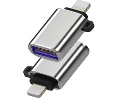 USB adapteris MicroConnect Žaibas - USB Sidabrinis (Lightning- USB3.0 adapteris)