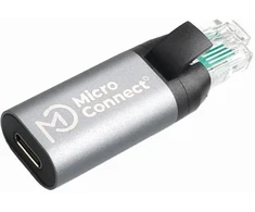 Adapteris USB MicroConnect MC-USBCFRJ45 USB-C - RJ-45 Sidabrinė (MC-USBCFRJ45)