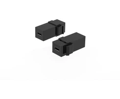 USB-C adapteris MicroConnect moteriškas–moteriškas Keystone, abipusis įkrovimas