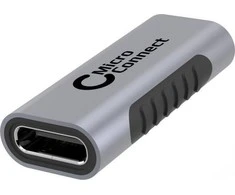 USB adapteris MicroConnect USB-C - USB-C Pilkas (USB-C adapteris F-F)