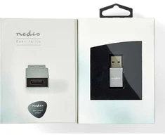 Adapteris USB Nedis CCTB60925AL USB-A - USB-C Sidabrinė (CCTB60925AL)