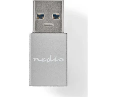 Adapteris USB Nedis CCTB60925AL USB-A - USB-C Sidabrinė (CCTB60925AL)