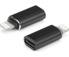Oem Adapteris Type C (female) to Lightning (male) juodas