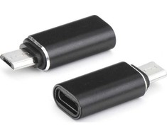 Partner Telecom Adapteris C tipo (lizdas) į Micro USB (kištukas), juodas