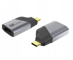 Adapteris USB PremiumCord USB-C - HDMI Sidabrinė (ku31hdmi26)