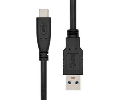 Kabelis USB ProXtend USB-C to USB A 3.0 cable 15cm juodas