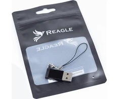 Adapteris USB Reagle USB-A - USB-C juodas