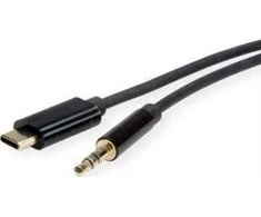 Roline USB adapteris ROLINE Adapteris USB Type C laidas – 3,5 mm garso, vyriškas/moteriškas, kompaktiškas, 3 m