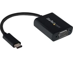 Adapteris USB StarTech USB-C - VGA Juodas (CDP2VGASA)