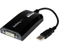 USB adapteris StarTech USB - DVI Juodas (USB2DVIPRO2)