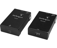 USB adapteris StarTech USB2001EXTV USB - RJ45 Juodas (USB2001EXTV)
