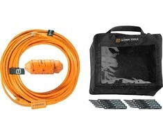 USB adapteris Tether Tools Tether Tools USB-C į Micro-B kabelių sistema 9,40 m, dešinės pusės, oranžinis
