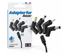 USB adapteris TnB USB-C Pd adapterių rinkinys 4x adapteris, skirtas Asus 90w Yx-20 Yx-19 Yx-15 Yx-06 / Chtipas (SB12256)