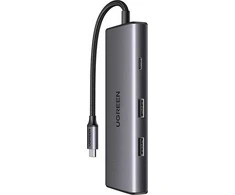 Adapteris / šakotuvas 7w1 UGREEN Revok Pro USB su 2x USB-A 3.2, USB-C 3.2, SD/TF, PD