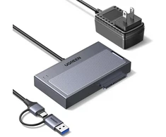 Adapteris M.2 NVMe/SATA UGREEN D320 USB 3.2 USB–USB-C