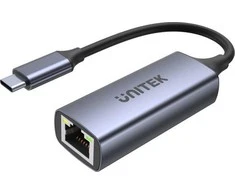 Ryšio Adapteris - Unitek USB-C Į RJ45, 1 Gbps, PD 100 W