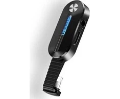 USAMS ADAPTER AU10 2W1 LIGHTING - 3.5MM + LIGHTING LED Juodas