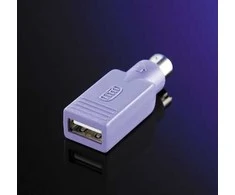 Adapteris USB Value USB - PS/2 Violetinis (12.99.1073)