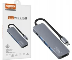 Adapteris USB Verbatim ADAPTER HOSTA USB SOMOSTEL SMS-BZ08 PD 60W 1XTYP-C 2XUSB 2.0 1XUSB 3.0 1xHDMI DEX HUB>