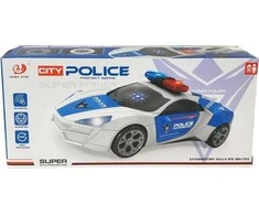 Adar Policijos automobilis su šviesa ir garsu