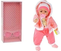 Adar Baby lėlė 45cm su čiulptuku ir garsu dėžutėje 543195-560222 Adar