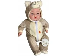Adar Baby lėlė su lenkišku garsu meškiuko kostiumu 580459