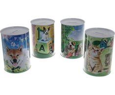 Apvalus metalinis taupyklė Adar Animals 544130