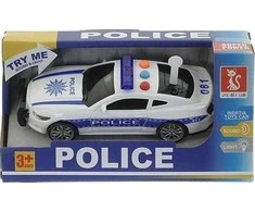 Adar Policijos automobilis su šviesa ir garsu