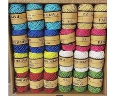 Adar Popierinė virvelė pakavimui 10m 8 spalvos (24vnt.)
