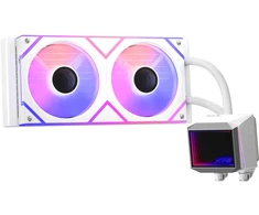 Adata Xpg WAK XPG LEVANTE II 240 (2*120 mm ARGB ventiliatorius) balta mažmeninė prekyba