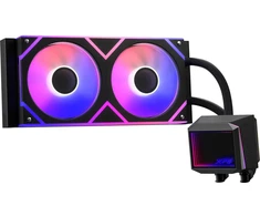 Adata Xpg ŽR. XPG LEVANTE II 240 (2*120 mm ARGB ventiliatorius) juodos spalvos mažmeninę prekybą