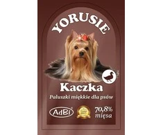 ADBI Adbi 250g Skanėstas šuniui Yorusie Paluszki Kaczka