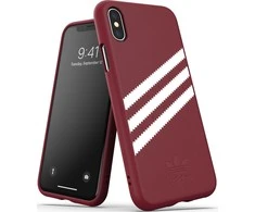 Apple iPhone X / XS Adidas OR Booklet dėklas Suede (33282) burgundy