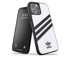 Apple iPhone 12 Pro Max Adidas OR Moulded dėklas PU (42239) baltos spalvos