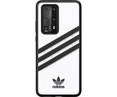 Huawei P40 Adidas OR Moulded dėklas PU baltos spalvos-juodos spalvos