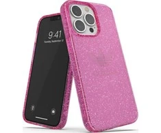 Dėklas Apple iPhone 13 Pro Adidas OR Protective Clear Glitter rožinės spalvos
