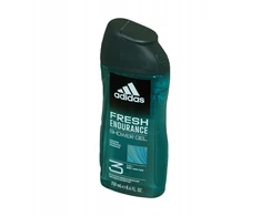 Adidas Fresh Endurance Cleanses Dušo želė kūnui, veidui ir plaukams, visiems odos tipams, 250 ml
