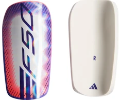 Adidas Futbolo apsaugos na golenie piszczele nagolenniki F50 EU Club balta ir-violetinė-oranžinė KE5202 L