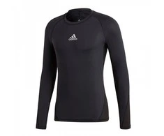 Termo marškinėliai vaikams Adidas Junior Ask Ls Tee, juodi