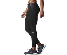 Adidas, Supernova, Sports Women Synthetic Leggings, Juodas, Size Medium