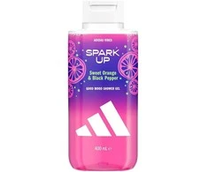 Adidas „Vibes Spark Up“ energizuojamasis dušo želė 400 ml