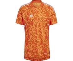 Vyriški marškinėliai adidas Condivo 22 Goalkeeper Jersey Short Sleeve oranžinė HB1621 (S)